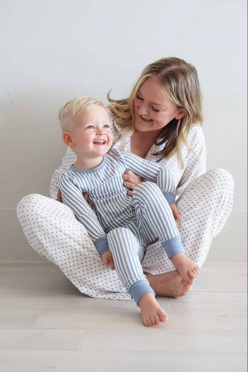 Two-Piece Pajama Set | Snuggle Stripes