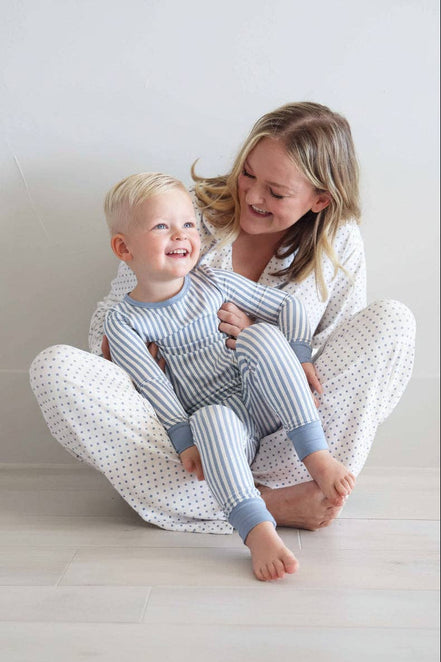 Two-Piece Pajama Set | Snuggle Stripes