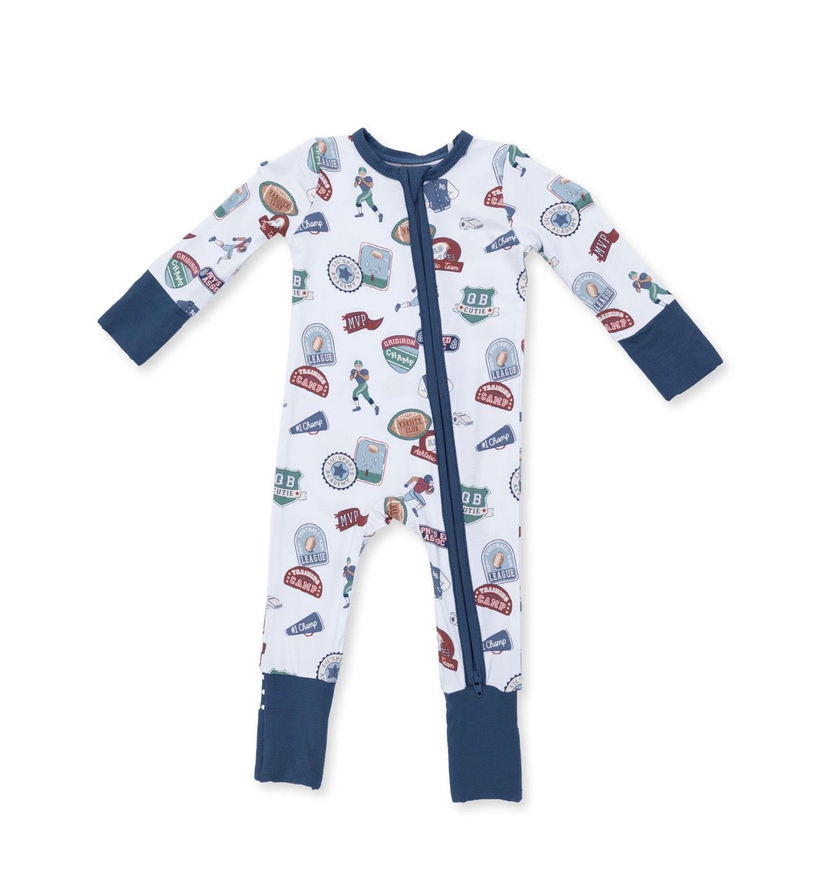 Football Patches - Convertible Romper
