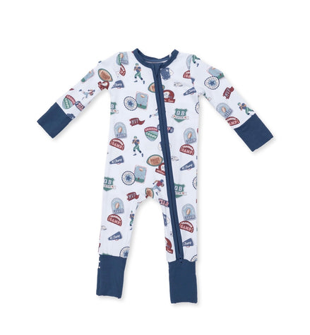 Football Patches - Convertible Romper