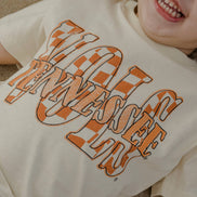 Children's Tennessee Volunteers Twisted Check Oatmeal Tee