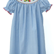 Back to School Caterpillar Smocked Helen Dress
