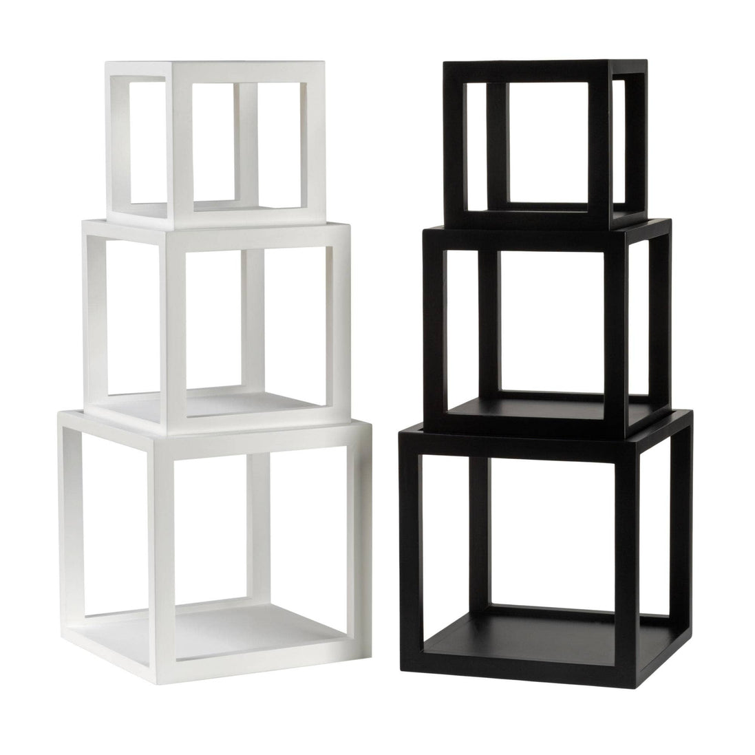 Wood Cube Risers (Set of 3 or 6)