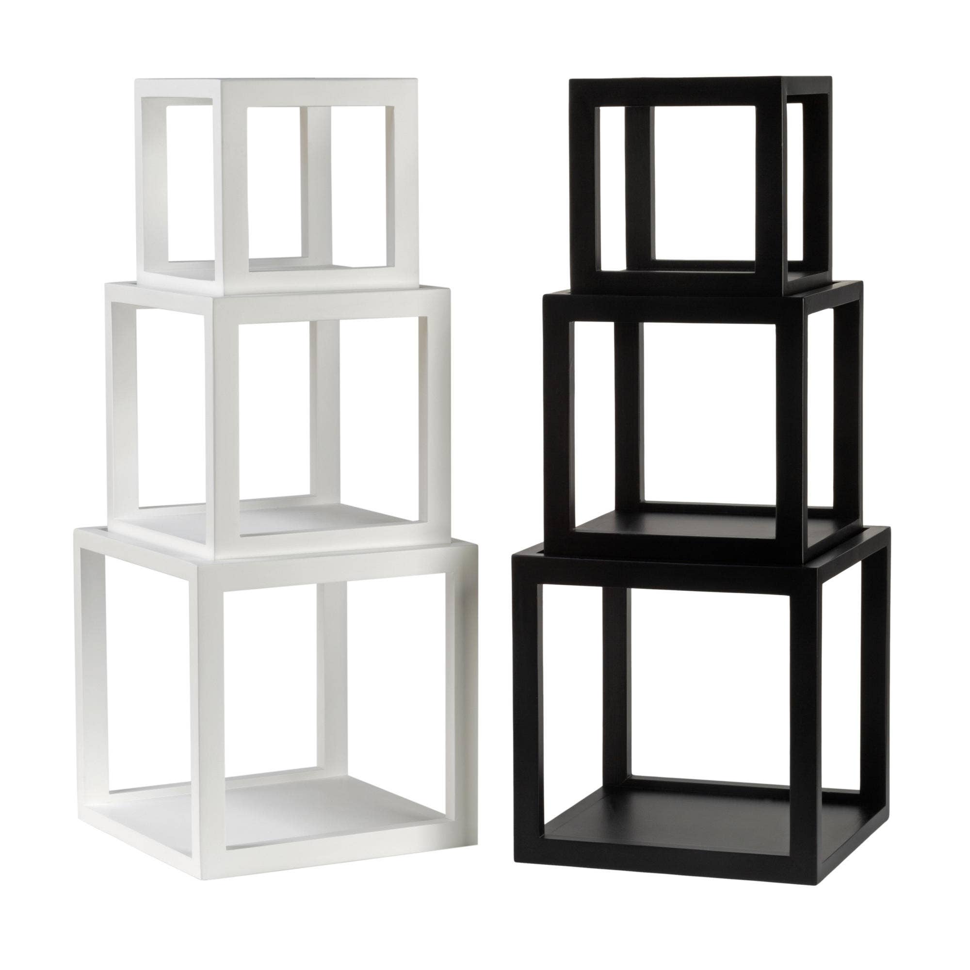 Wood Cube Risers (Set of 3 or 6)