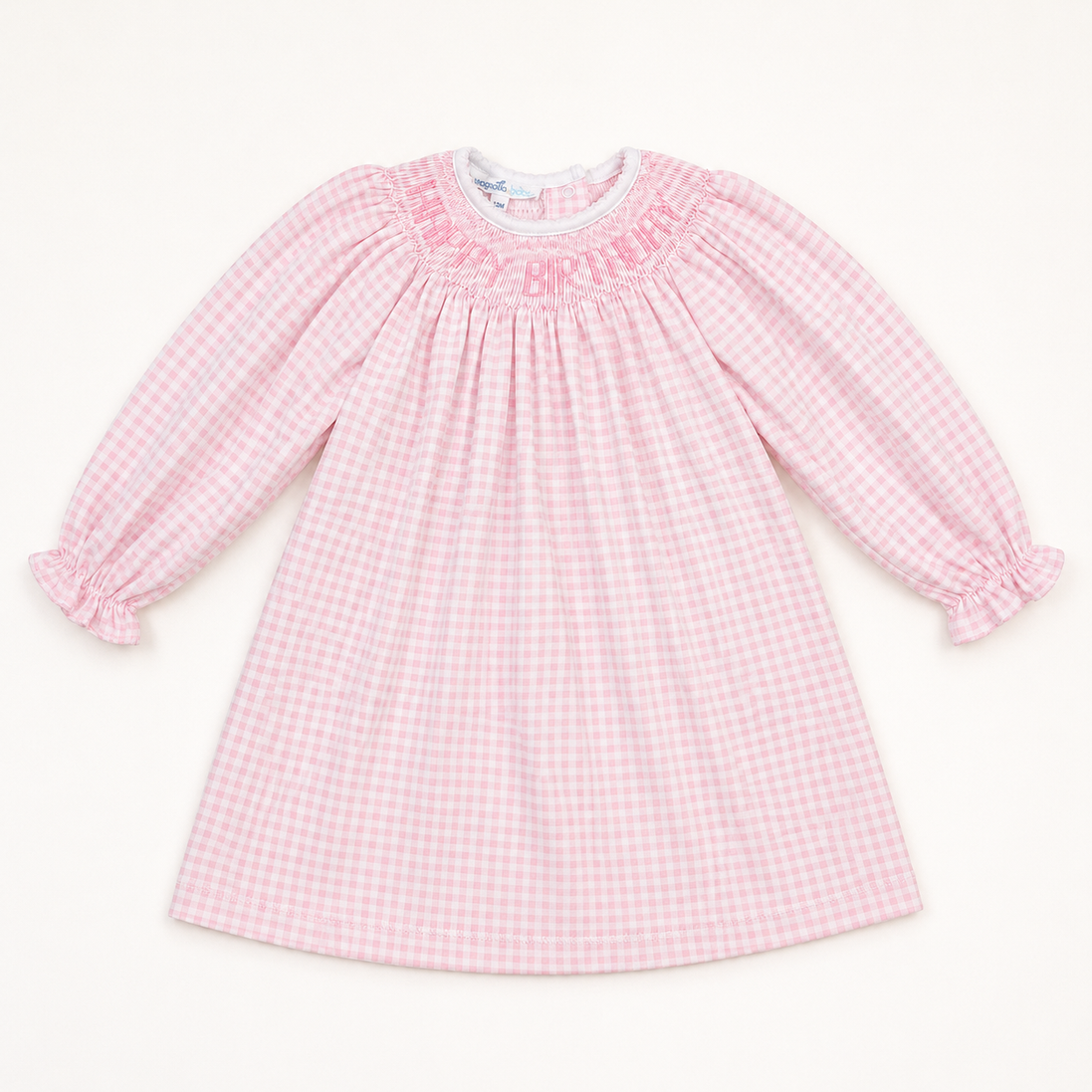 Birthday Classics Bishop Long Sleeve Dress - Pink