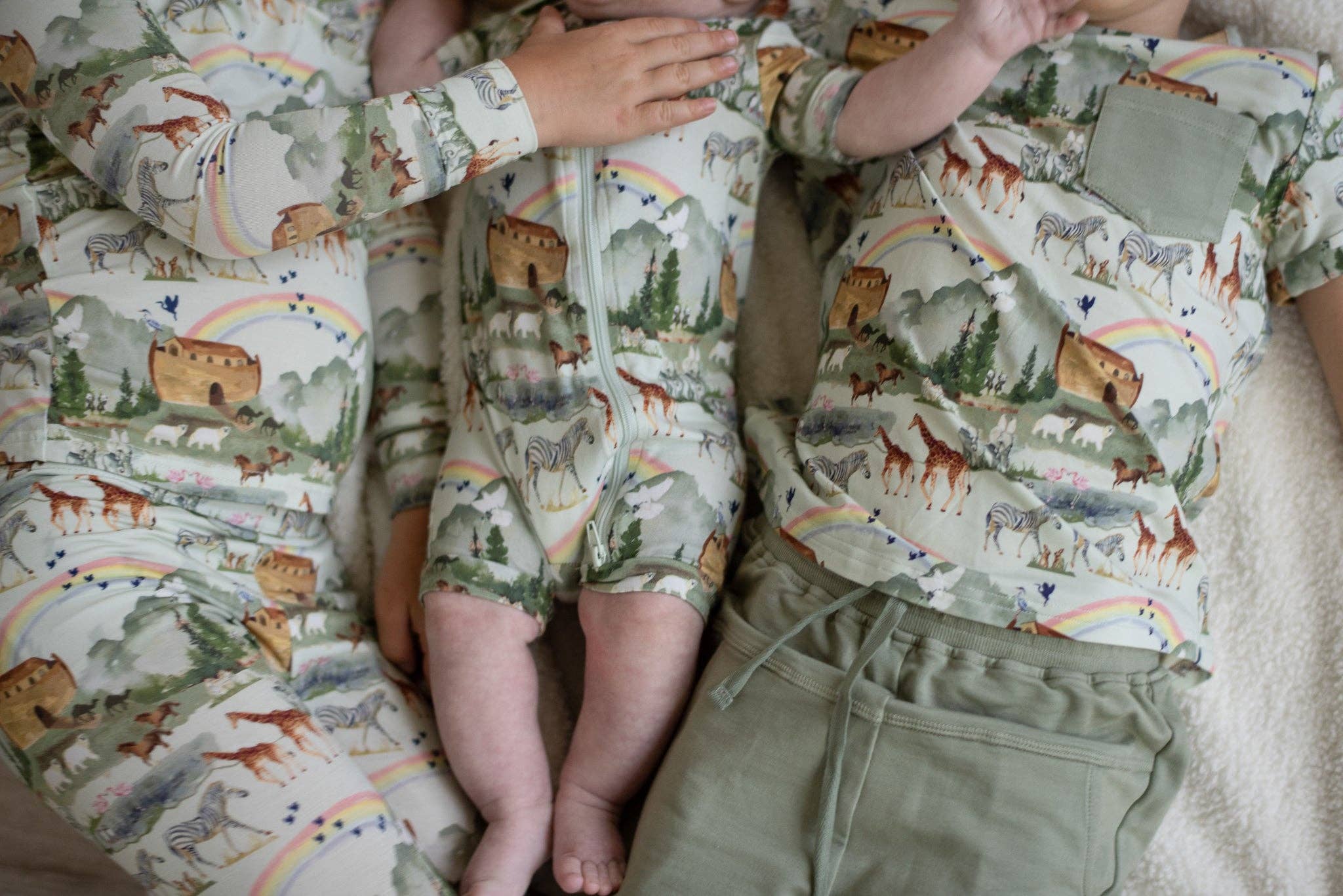Noah's Ark Long Sleeve Pajamas