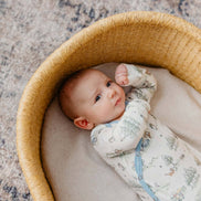 Newborn Knotted Gown - Hundred Acre Wood