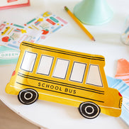 BTS1241 - School Bus Shaped Plate