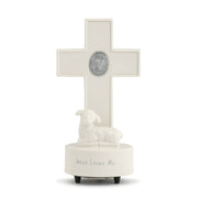Jesus Loves Me Medallion Musical Cross