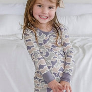 Two Piece Bamboo Pajama Set | Camo Cutie