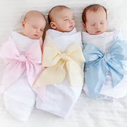 Bow Swaddle - Broadcloth