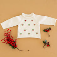 Winter Berries Raglan Sweater by Luna and Arlo