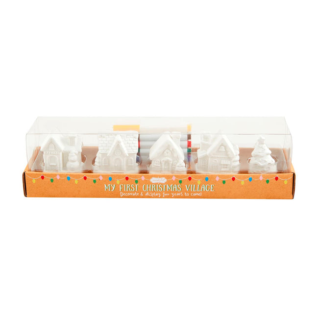 DIY Christmas Village Set
