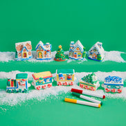DIY Christmas Village Set