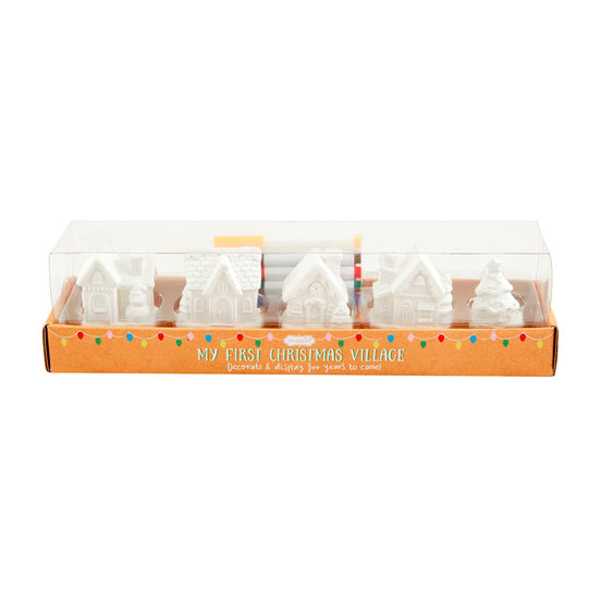 DIY Christmas Village Set