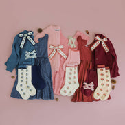 Posie Knee Socks - Old Rose
