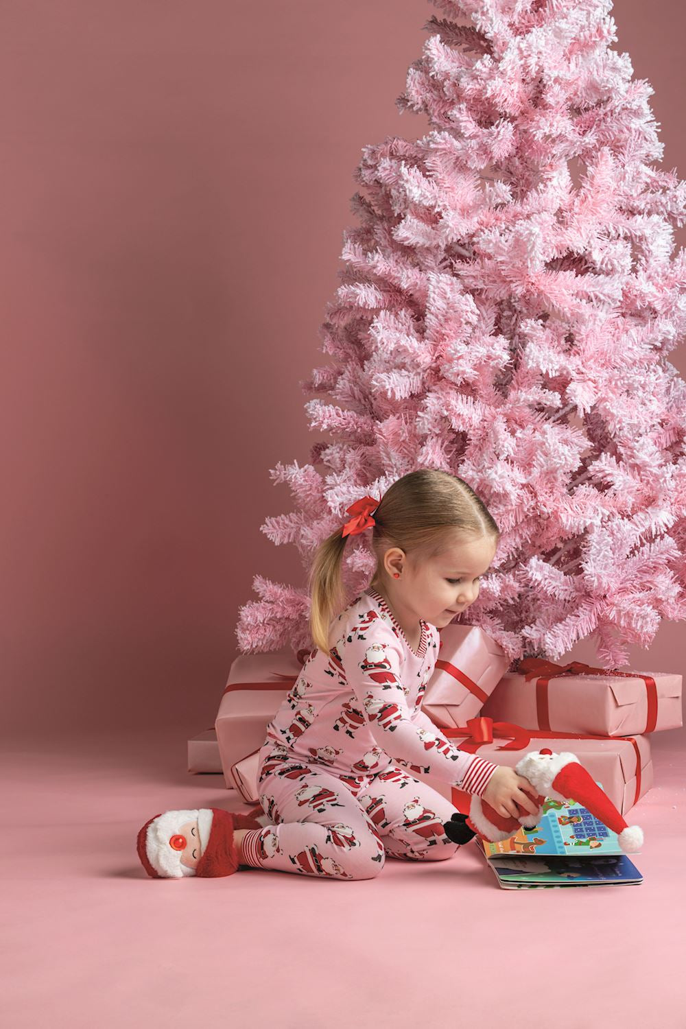 Santa Light-Up Christmas Slippers