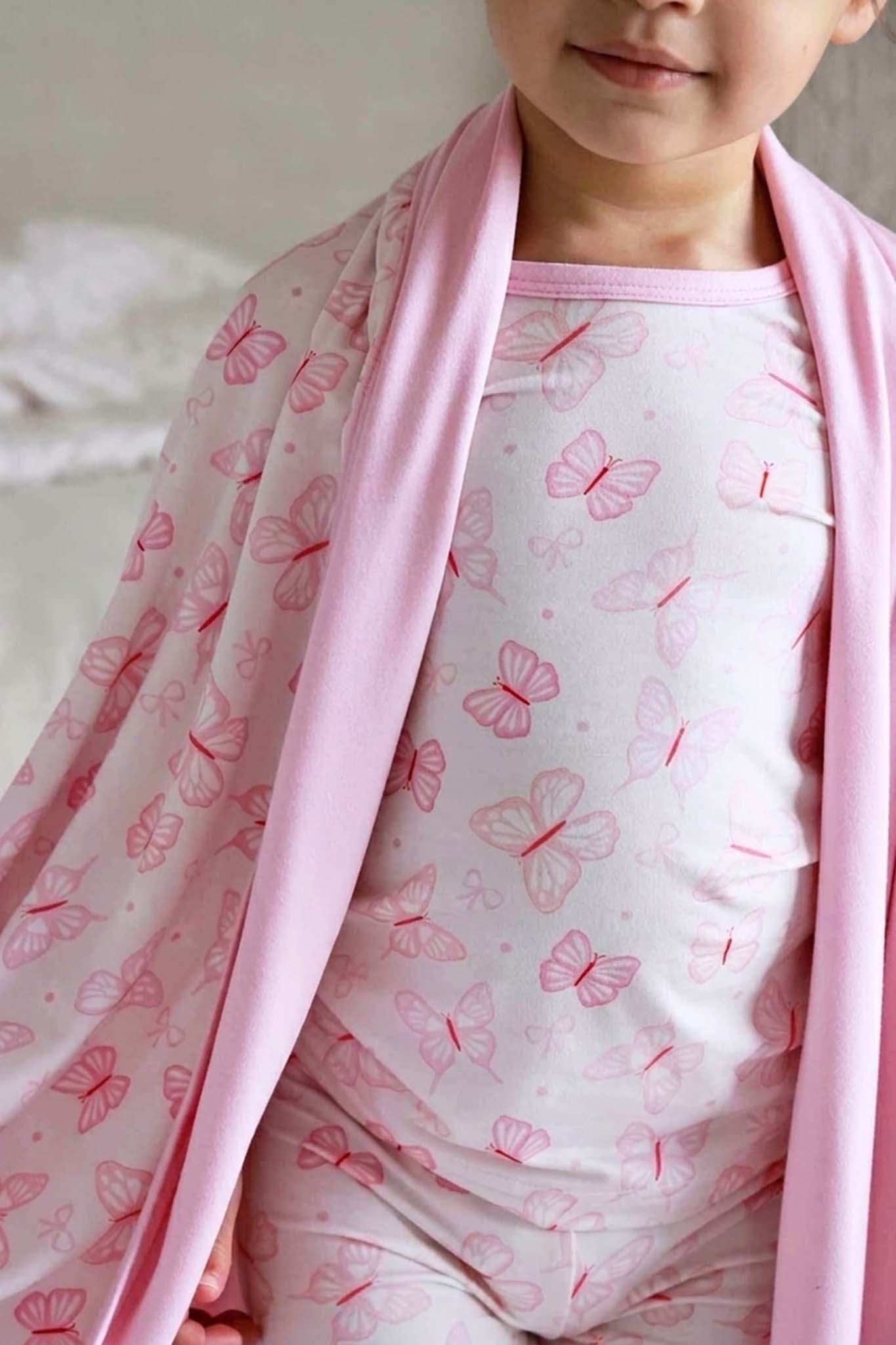 Two-Piece Bamboo Pajama Set | Blooming Butterflies
