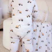 Convertible Zip Romper | Little Builder