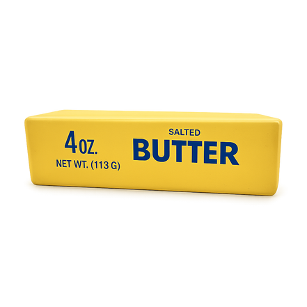 Fun Doh 6" Butter Stick Slow-Rise Squishy Toy - 12/Display