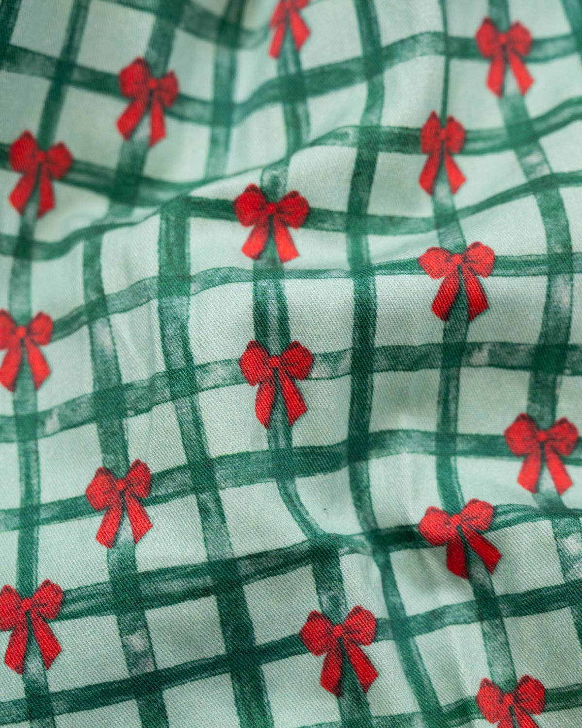 Christmas Ribbons Smocked Dress