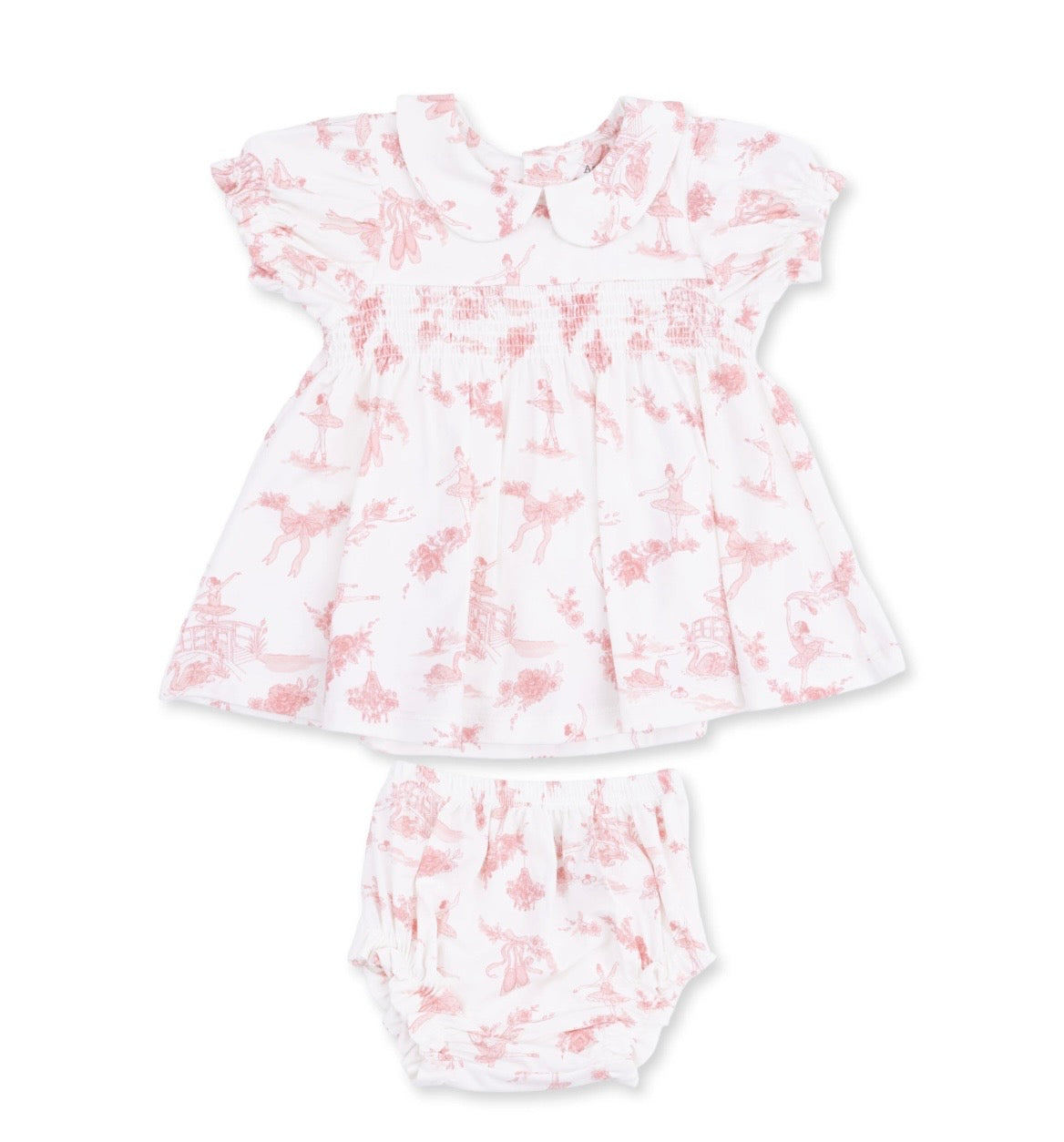 Ballet Toile - Smocked Dress Set