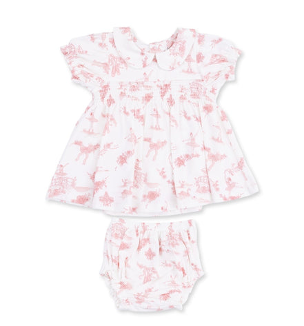 Ballet Toile - Smocked Dress Set