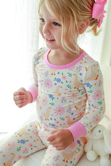 Two Piece Bamboo Pajama Set | Loosey Goose