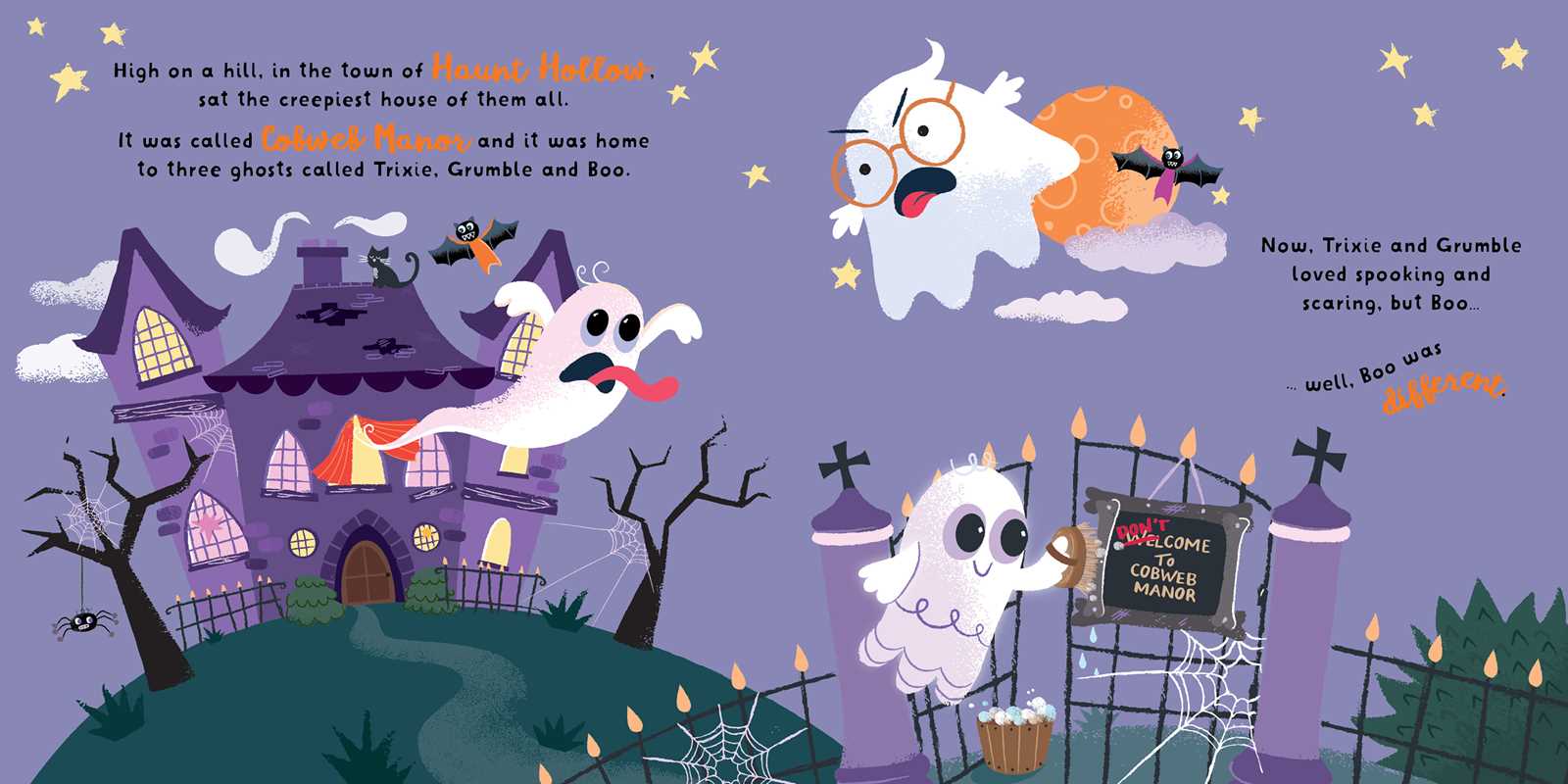 Boo the Friendly Ghost: Padded Board Book by Em Bruce