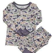 Two Piece Bamboo Pajama Set | Camo Cutie