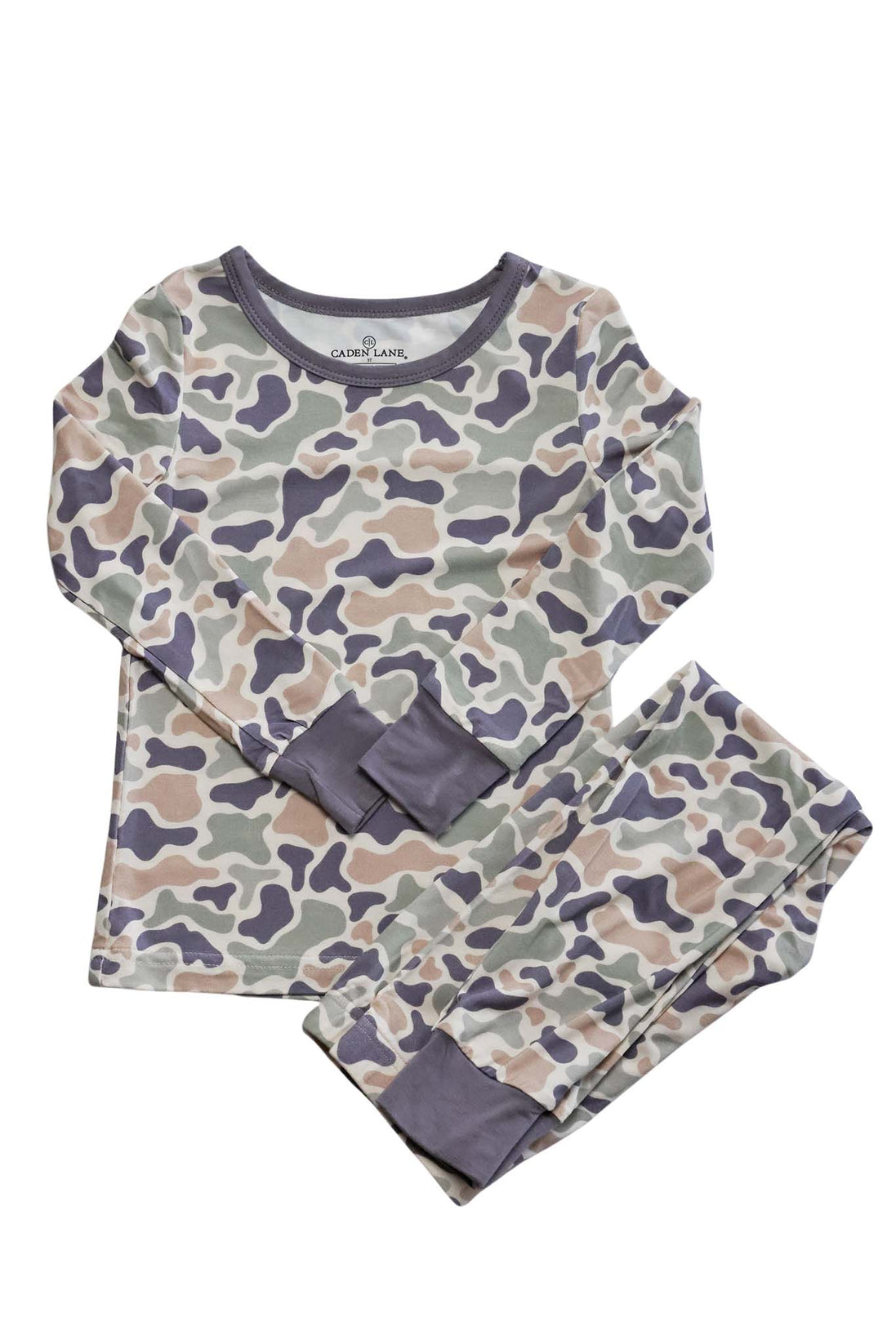 Two Piece Bamboo Pajama Set | Camo Cutie