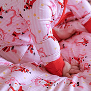 Christmas Bamboo Convertible Zipper Romper | Jolly Ribbons