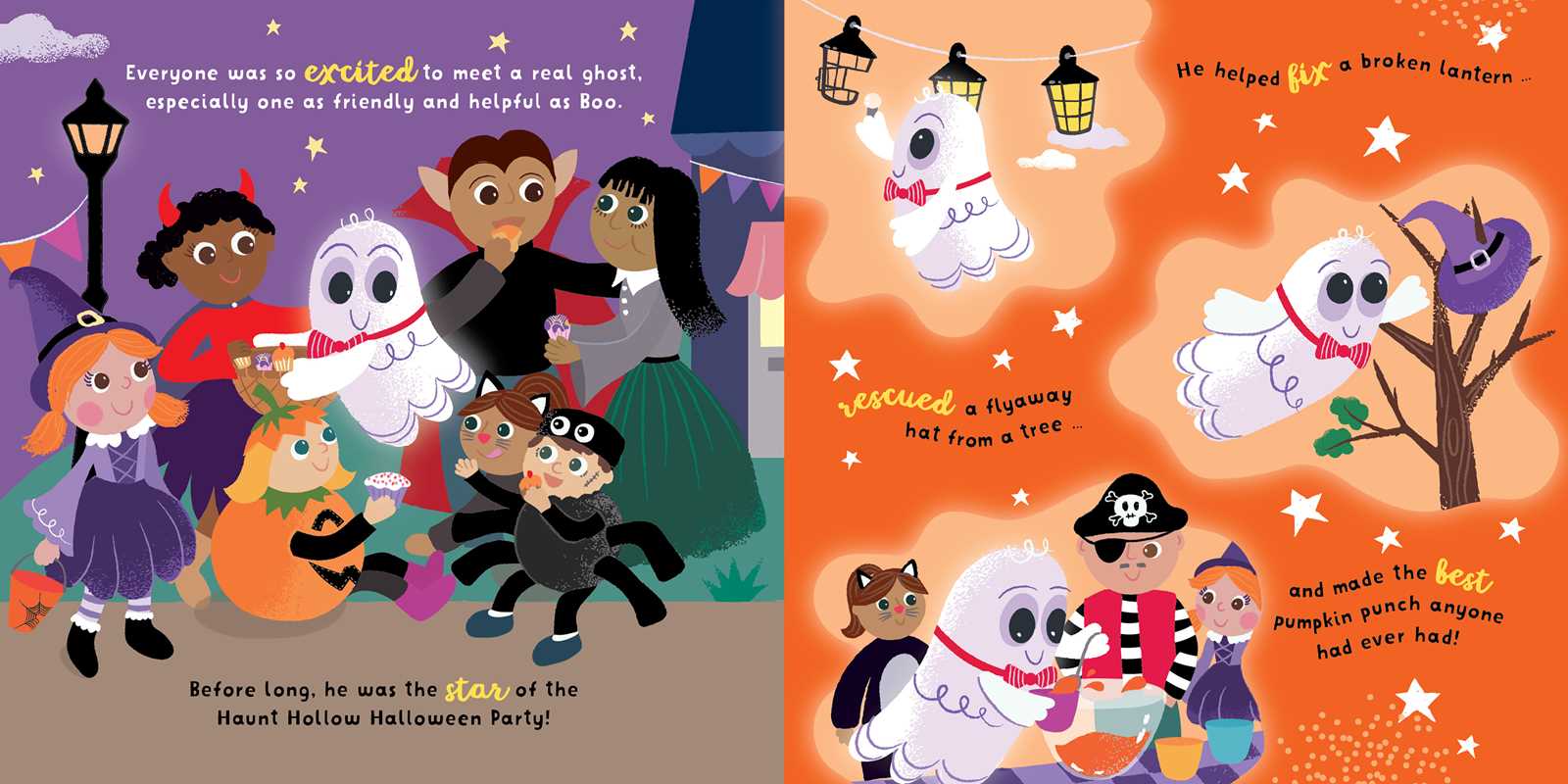 Boo the Friendly Ghost: Padded Board Book by Em Bruce