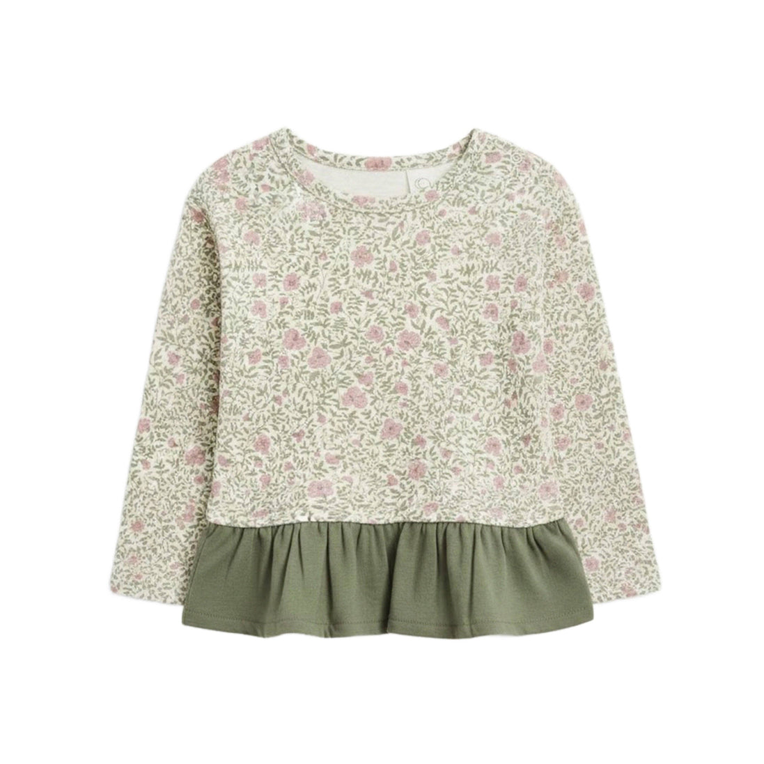 Lily Long Sleeve Ruffle Hem Top - Janice Floral