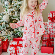 Girl's Two Piece Flare Lounge Set | Jolly Ribbons