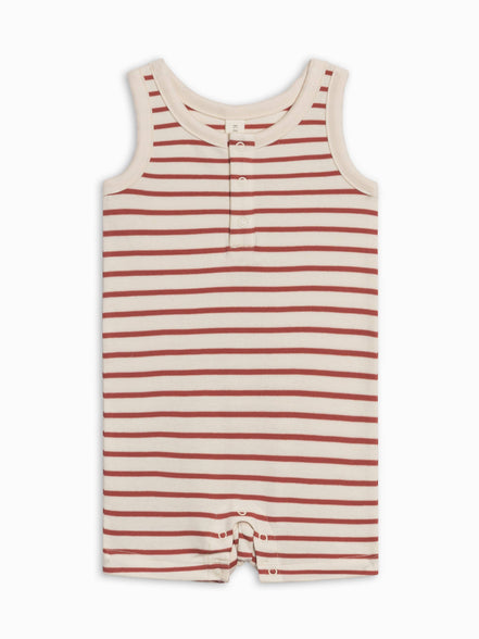 Nile Romper - Ron Stripe / Barn