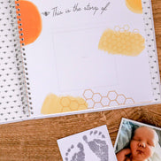 Honey Bee Luxury Baby Memory Book