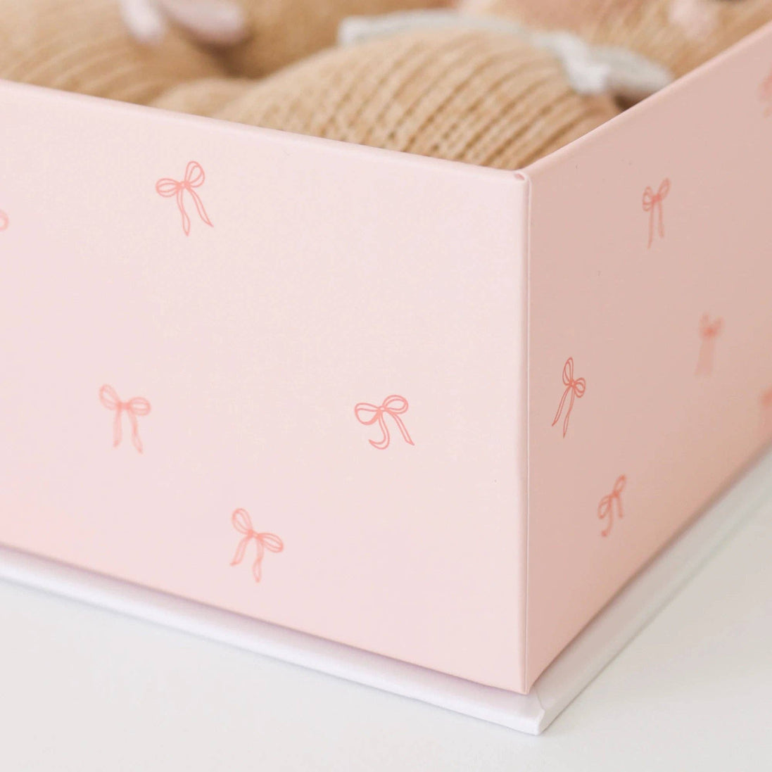 Baby Honey Bear (blush bow)