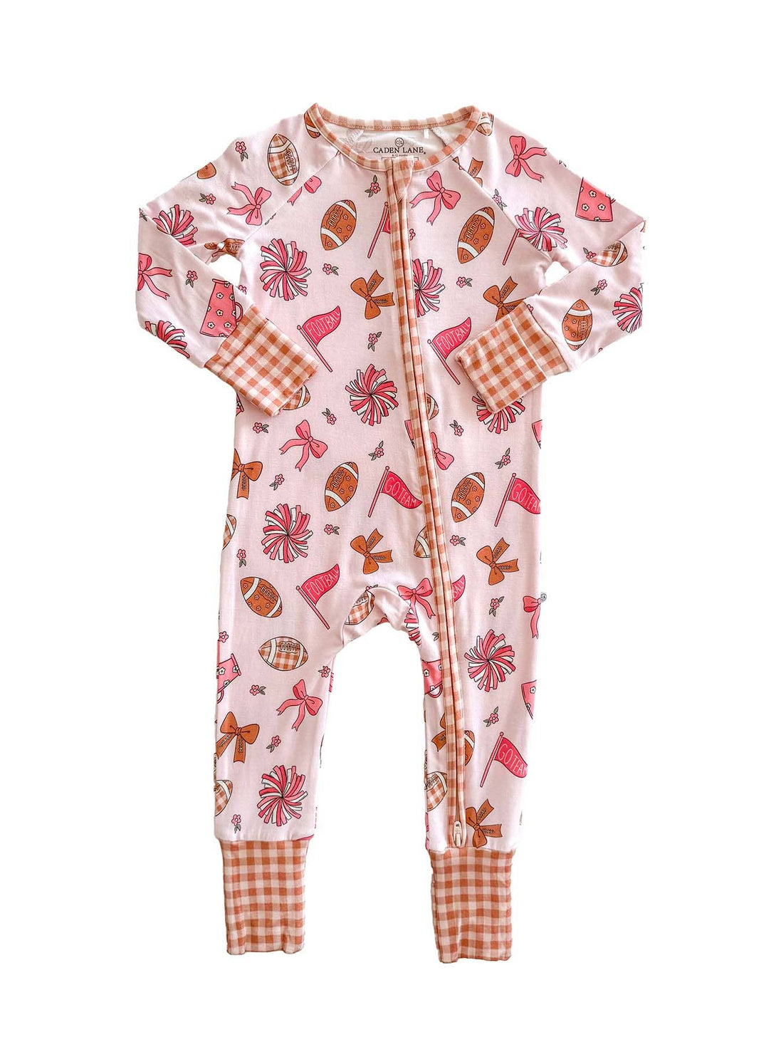 Convertible Bamboo Zipper Romper | Huddles & Cuddles Pink