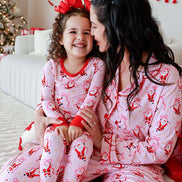 Christmas Bamboo Two-Piece Pajama Set | Jolly Ribbons