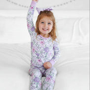 Two-Piece Pajama Set | Lavender Lullaby