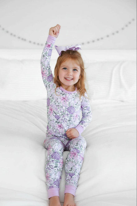 Two-Piece Pajama Set | Lavender Lullaby