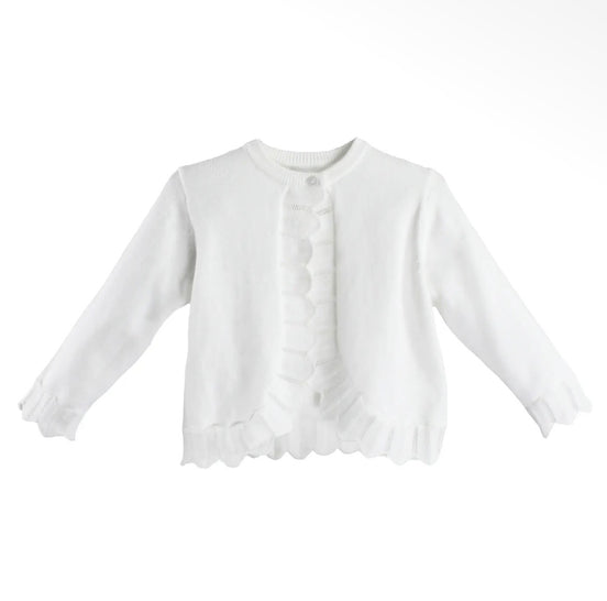 Pointelle Edge Bolero Sweater