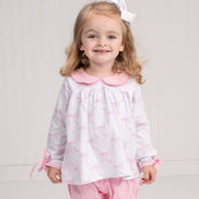 Mary Charlotte Bubblegum Bows Bloomer Set