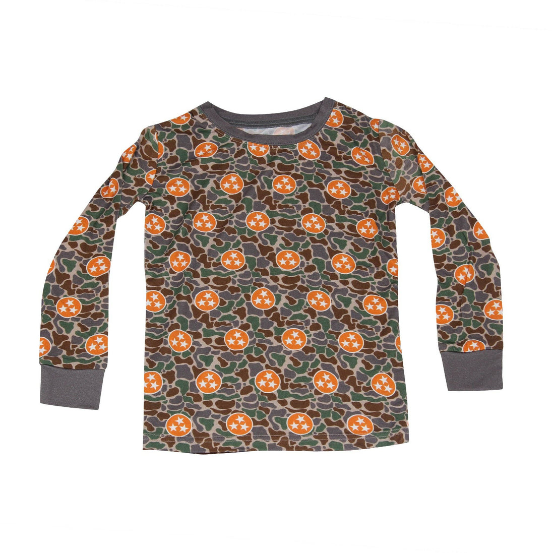 Camo Tri Star Unisex Kids Pajamas
