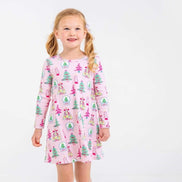 Long Sleeve Polly Play Dress - Heavy Weight