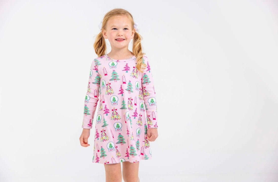 Long Sleeve Polly Play Dress - Heavy Weight