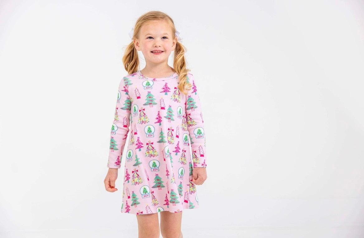 Long Sleeve Polly Play Dress - Heavy Weight