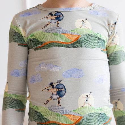 David & Goliath Long Sleeve Pajamas