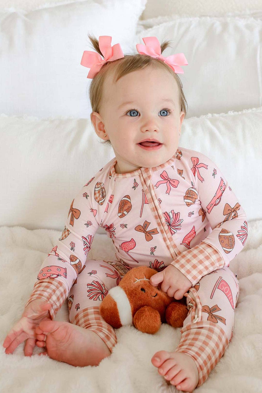 Convertible Bamboo Zipper Romper | Huddles & Cuddles Pink